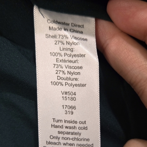 Coldwater Creek Green Velvet Two Button Blazer Holidays Festive Party - Picture 7 of 11